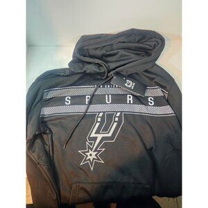 NWT Ultra Game San Antonio Spurs Sweater Mens Large Hoodie Sweatshirt Black